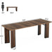 6.5ft Conference Table for 6-8 Person, 78.8L x 27.5W x 29.5H Inches  Large Wood Seminar Table for Meeting Conference