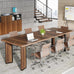 6.5ft Conference Table for 6-8 Person, 78.8L x 27.5W x 29.5H Inches  Large Wood Seminar Table for Meeting Conference
